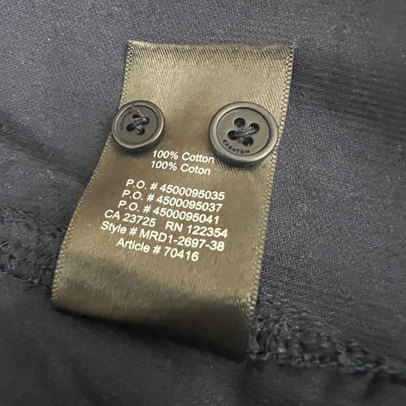 Aritzia Babaton Corduroy Harrison Shirt XS in Navy - Picture 6 of 7